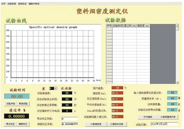 塑料煙密度儀數據如何處理？